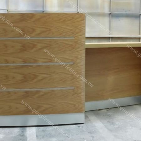 Quầy Lễ Tân Lệch Sơn QLTL S01